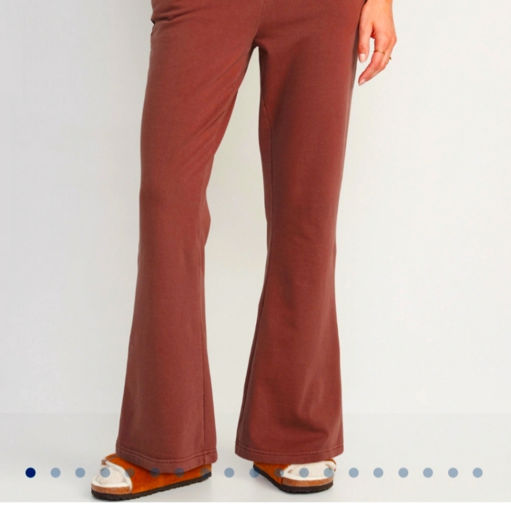 Old Navy Flare Jogging Pants Rootbeer Size XL-Tall
